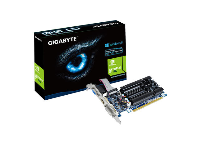 Видео карти Gigabyte NVIDIA GeForce GT 610