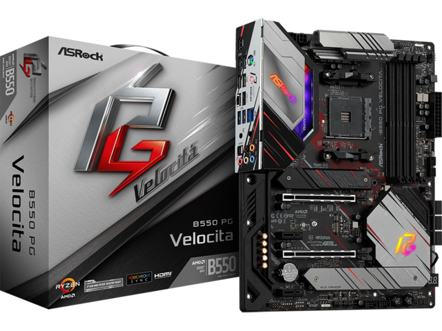 Дънни платки ASRock B550 PG Velocita, Разопакован