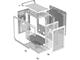 Кутии Cooler Master QUBE 500 Flatpack White Edition