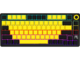 Клавиатури LORGAR KBP7075W, Wireless, Black/yellow, EN layout