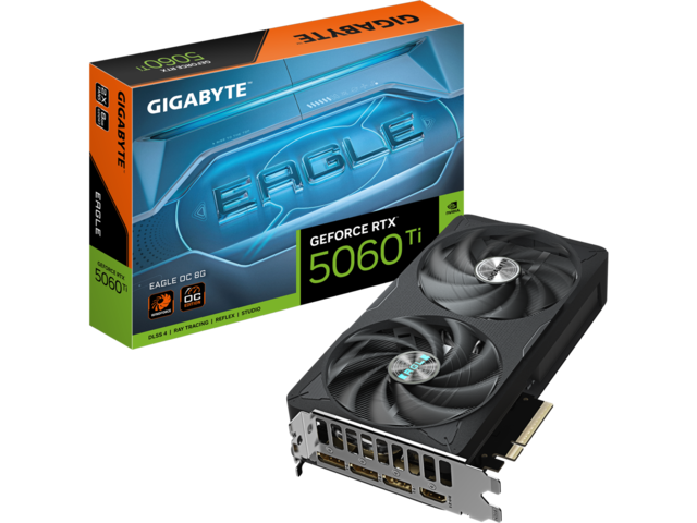 Видео карти GIGABYTE GeForce RTX 5060 Ti EAGLE OC 8G