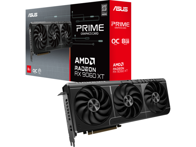 Видео карти ASUS Prime Radeon RX 9060 XT 8GB OC Edition