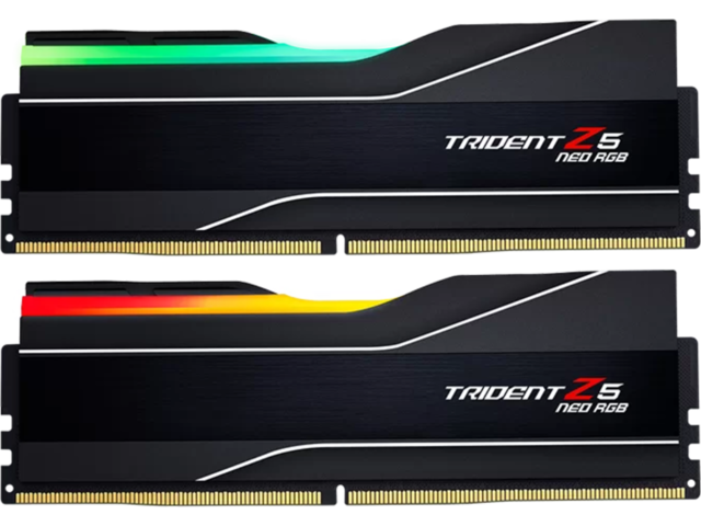 Оперативна памет 48GB (2x24GB) DDR5 8000 MT/s G.SKILL Trident Z5 Neo RGB Black
