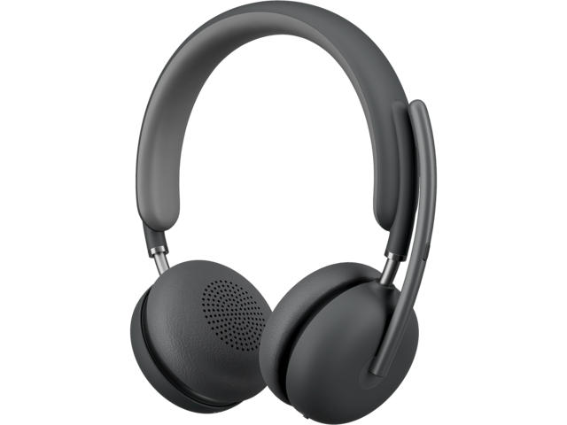 Слушалки Logitech Zone Wireless 2,  Teams version, with receiver, Graphite