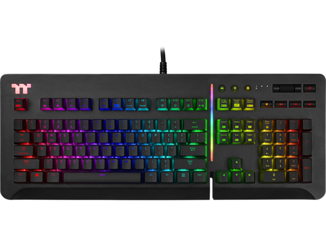Клавиатури Thermaltake  Level 20 RGB Gaming Keyboard Cherry MX Blue-с нарушена опаковка