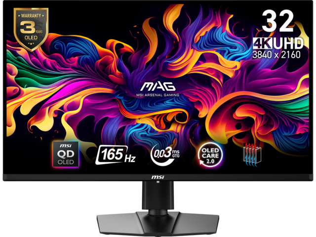 Монитори MSI MAG 321UP QD-OLED