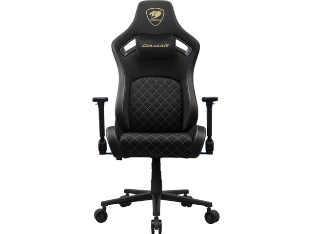 Геймърски столове COUGAR DEFENSOR Gold F, Black Gold,30.5 kg