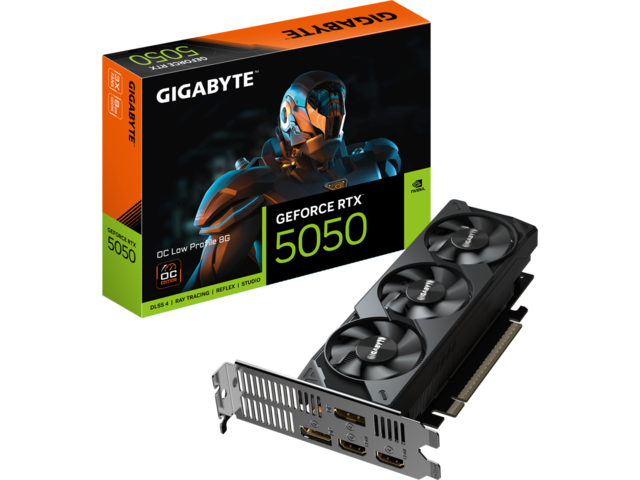 Видео карти GIGABYTE GeForce RTX 5050 OC Low Profile 8G