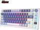 Клавиатури Royal Kludge RK-M75 Ocean Blue, K Silver switch
