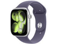 Смарт часовници Apple Watch S11 GPS + Cellular 42mm Silver Aluminium Case with Purple Fog Sport Band - M/L