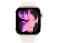 Смарт часовници Apple Watch S11 GPS + Cellular 46mm Rose Gold Aluminium Case with Light Blush Sport Band - M/L