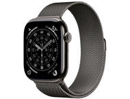 Смарт часовници Apple Watch S11 GPS + Cellular 46mm Slate Titanium Case with Slate Milanese Loop - S/M