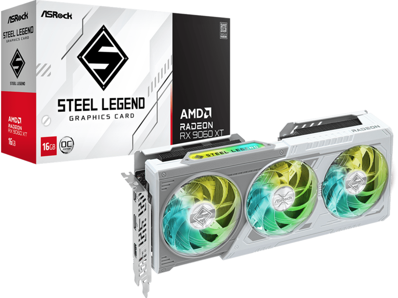 ASRock AMD Radeon RX 9060 XT Steel Legend 16GB OC | Desktop.bg - Мощни ...