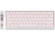 Клавиатури Madlions MAD 60 PRO - White, 8K, Gateron Jade Customized [Linear]