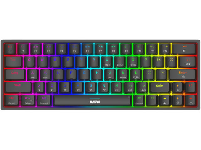 Клавиатури Marvo Shogo 63 - TKL, Black