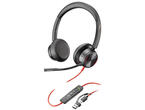 Слушалки HP Poly Blackwire 8225 стерео USB-C слушалки + USB-C/A адаптер (8X223AA)