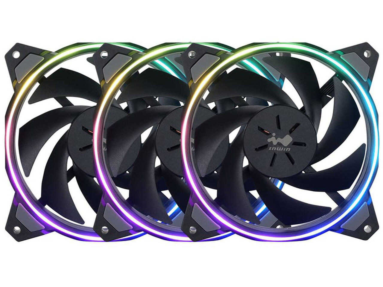 InWin Sirius Loop RGB PWM Fan 3-Pack | Desktop.bg - Мощни PC Гейминг ...