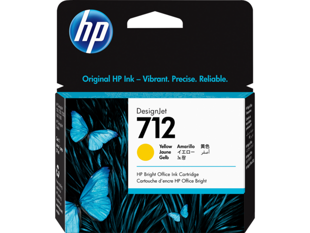 Консумативи HP 712 29-ml Yellow DesignJet Ink Cartridge