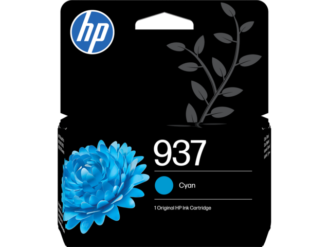 Консумативи HP 937 Original Ink Cartridge, Cyan