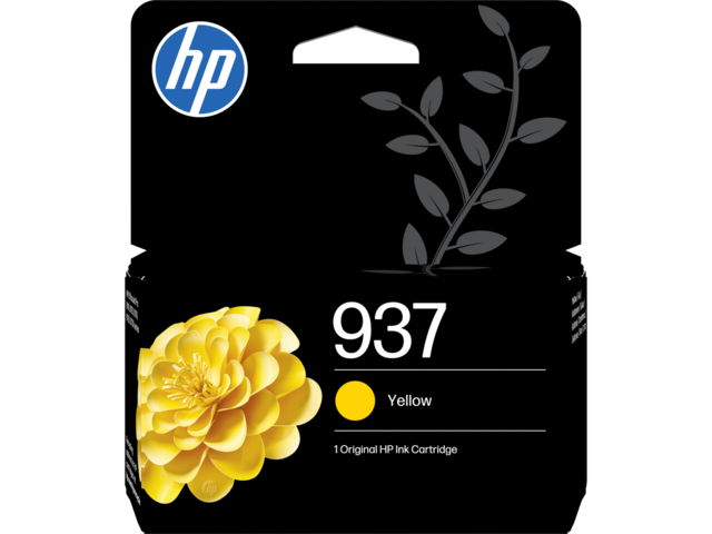 Консумативи HP 937 Original Ink Cartridge, Yellow 