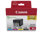 Консумативи Canon PGI-2500XL High Yield BK/C/M/Y Ink Cartridge Multipack