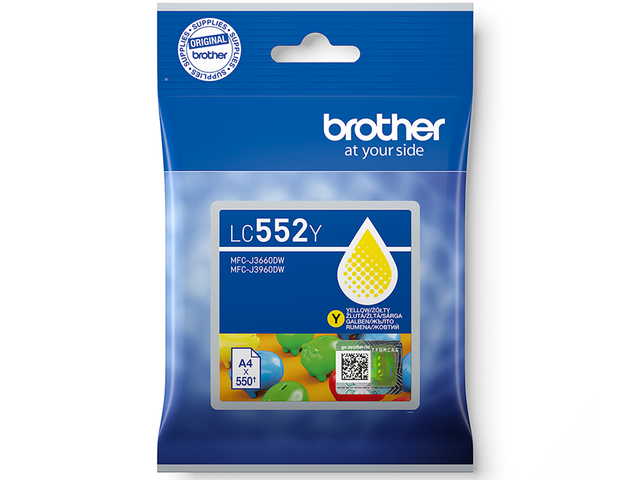 Консумативи Brother LC-552, Yellow 