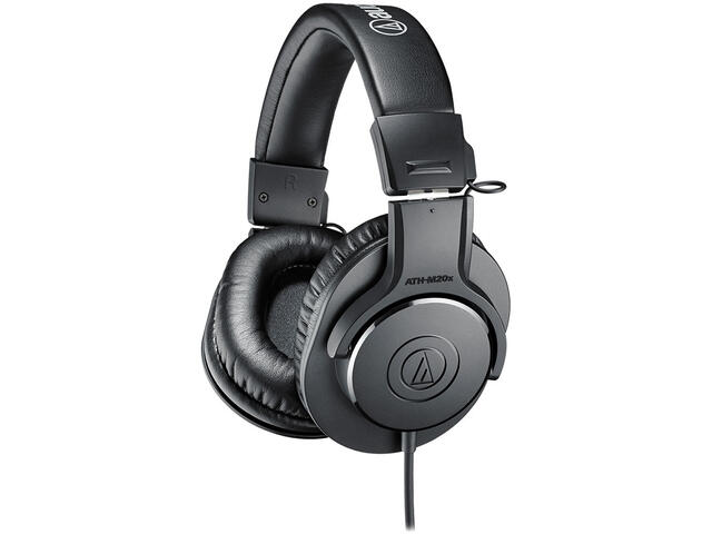 Слушалки Audio-Technica ATH-M20x - черни