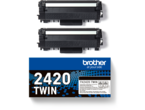 Консумативи Brother TN2420TWIN, Black (Twin Pack)