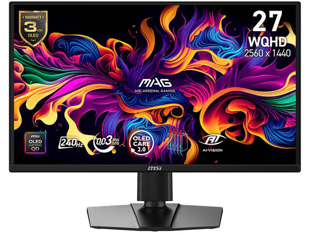 Монитори MSI MAG 272QP QD-OLED X24