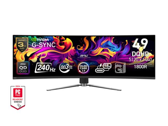 Монитори MSI MPG 491CQPX QD-OLED