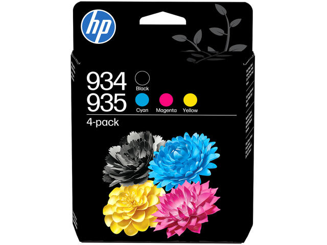 Консумативи HP 934 Black / 935 CMY, 4 броя