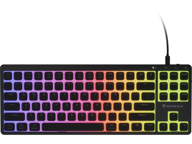 Клавиатури Genesis Thor 430 TKL, US, Outemu Pink,, Black