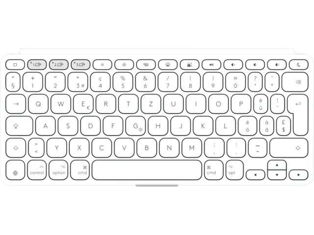 Клавиатури Logitech Keys-To-Go 2 for iPad, Space Grey - Off-white English Internationa, с нарушена опаковкаl
