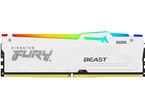 Оперативна памет 16GB DDR5 5600 MT/s Kingston FURY BEAST White RGB