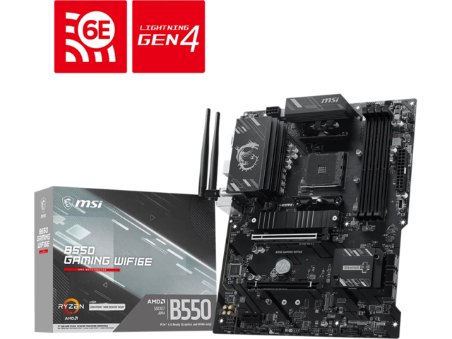 Дънни платки MSI B550 GAMING WiFi6E