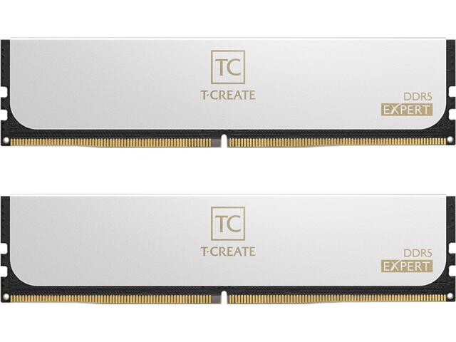 Оперативна памет 32GB (2x16GB) DDR5 6000 MT/s CL38 TeamGroup T-Create Expert White 