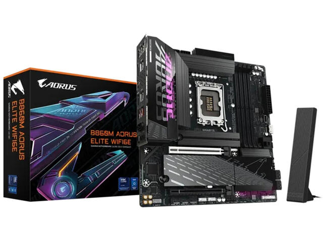 Дънни платки GIGABYTE B860M AORUS ELITE WIFI6E