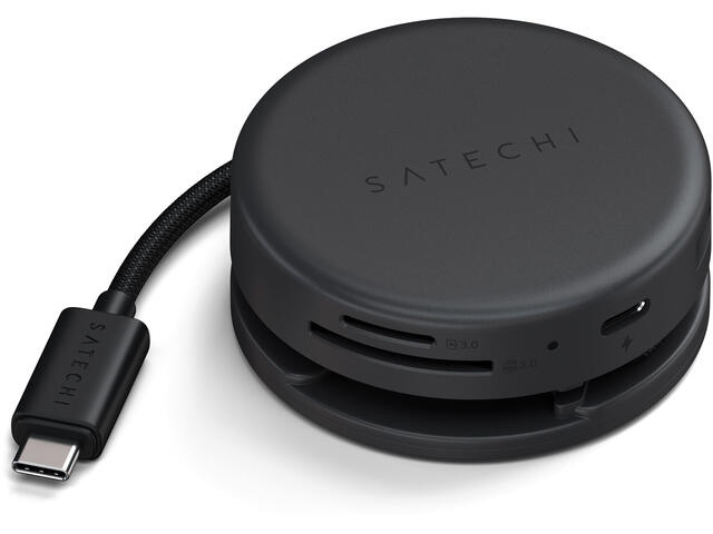 Кабели и Адаптери Satechi OntheGo 7-in-1 Multiport Adapter, Space Black