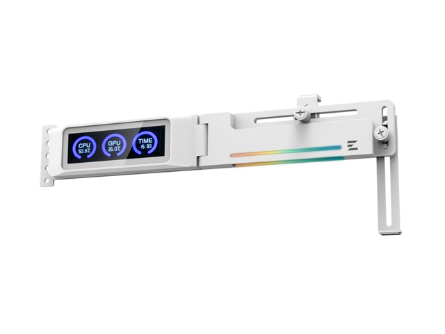 Части и аксесоари ZALMAN ZM-V3S DS Многофункционална стойка за видеокарта - бяла