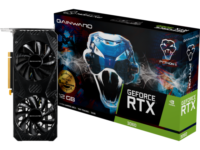 Видео карти Gainward GeForce RTX 3060 Python II OC 12GB