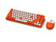 Клавиатури Acer Packard Bell The DotCombo Wireless Keyboard and Mouse Set - Orange - US English QWERTY Keyboard Version