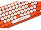 Клавиатури Acer Packard Bell The DotCombo Wireless Keyboard and Mouse Set - Orange - US English QWERTY Keyboard Version