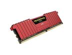 Оперативна памет Corsair Vengeance 16GB (4x4GB) 2666MHz - червена