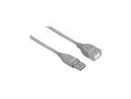 Кабели и Адаптери Hama USB 2.0 удължителен кабел, екраниран, сив, 3 метра