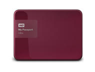 Външни HDD 1TB WD My Passport Ultra USB 3.0, в червено