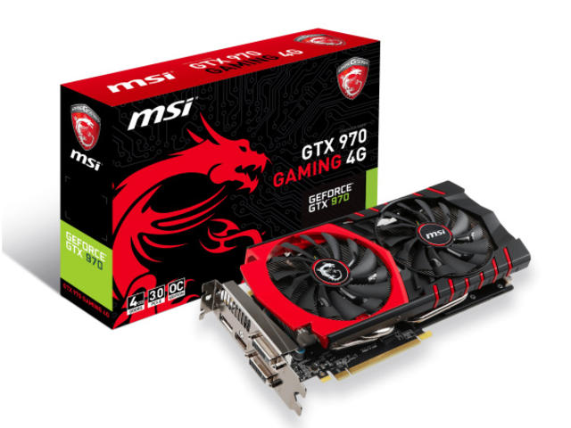Видео карти MSI GeForce GTX 970 Gaming 4G