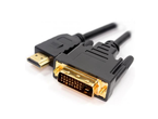 Кабели и Адаптери VCom кабел DVI 24+1 Dual Link M / HDMI M - CG481G-3 метра