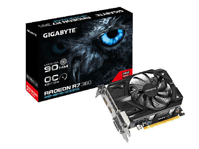 Видео карти Gigabyte Radeon R7 360 GV-R736OC-2GD