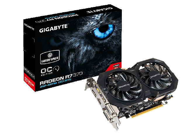 Видео карти Gigabyte Radeon R7 370 GV-R737WF2OC-2GD