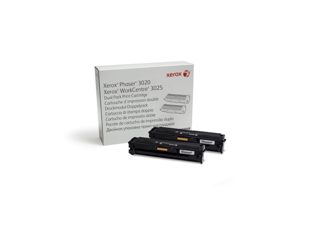 Консумативи Оригинален двоен пакет тонери за Xerox Phaser 3020 / WorkCentre 3025